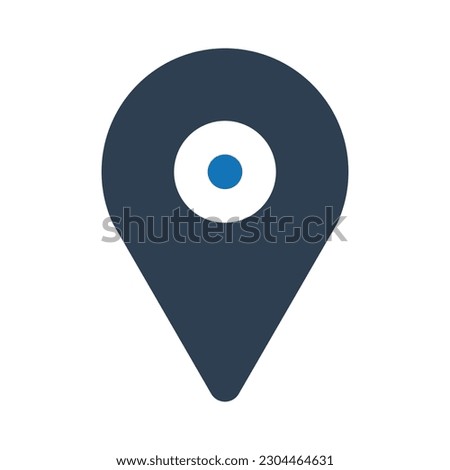 Location map, Address, Place icon free vector