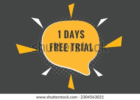 1 days Free trial Banner Design. 1 day free banner background