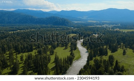 Nature Russia Landscape Lake River Forest Trees Landscape Royalty-Free Stock Photo #2304594193