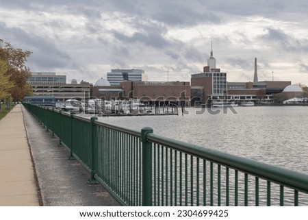 Boston skyline over the Charles river

