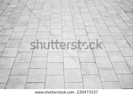 Gray tiles outdoor urban land, construction Royalty-Free Stock Photo #230473537