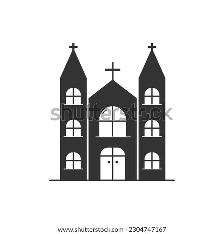 Church Building Icon Vector Design.