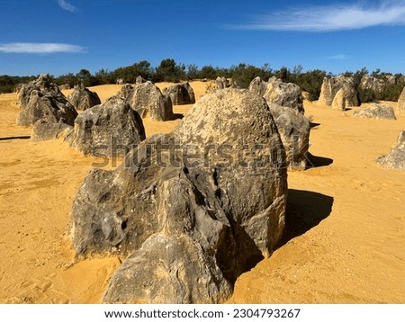 The Pinnacles Desert at Nambung National Park, Western Australia
