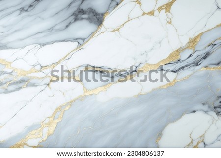 White marble with golden veins. White golden natural texture of marble. abstract white, gold and yellow marbel. hi gloss texture of marbl stone for digital wall tiles design. Royalty-Free Stock Photo #2304806137