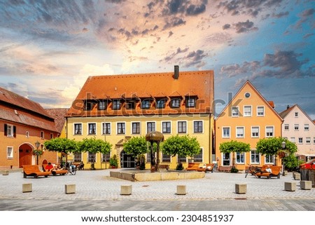 Old city of Herrieden, Germany 