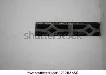 an old ventilation in the room