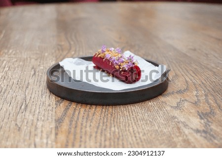 Food dishes for fine restaurant  Royalty-Free Stock Photo #2304912137
