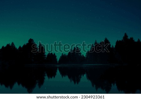Green Valley Lake Night Sky