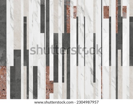 Square shaped stone marble textured mosaic background. Suitable for floor and wall tiles. Home decoration.