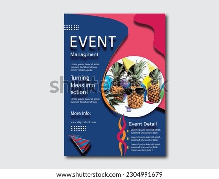 Event  poster Design with jpeg form
