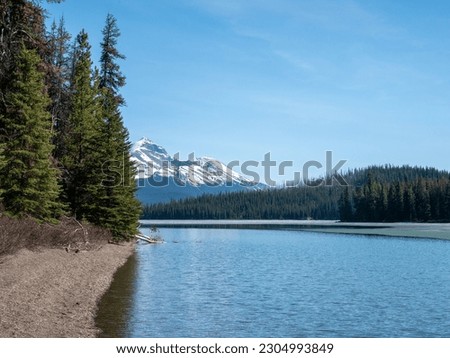 maligne lake, jasper, alberta, canada