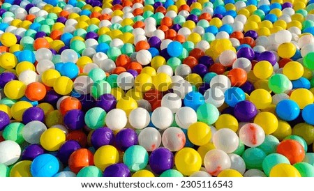 Photo of colorful toy balls