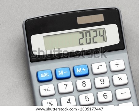 2024 on the calculator display.