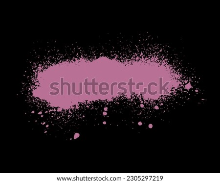 Top view, Abstract blurs watercolor ink splash brush purple colour isolated black background texture design blank for text, Web background , illustration, gradiant backdrop, stock photo