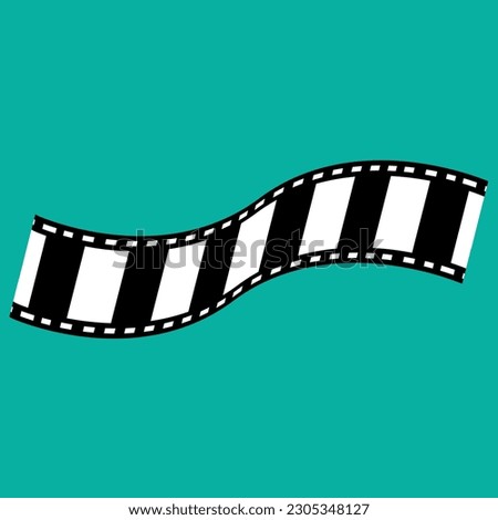 Cinema strip templates negative and strip media vector image. Film strip set cinema strip roll 35mm blank slide vector image