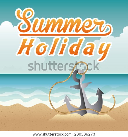 summer graphic design , vector illustration