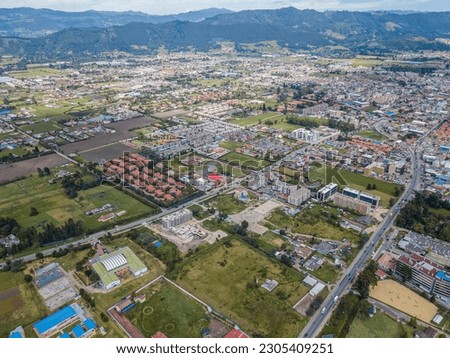 Aerial photography of Cajica 01 Cundinamarca | Colombia