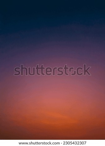 a stunning photo of the color gradation of the sky at sunset