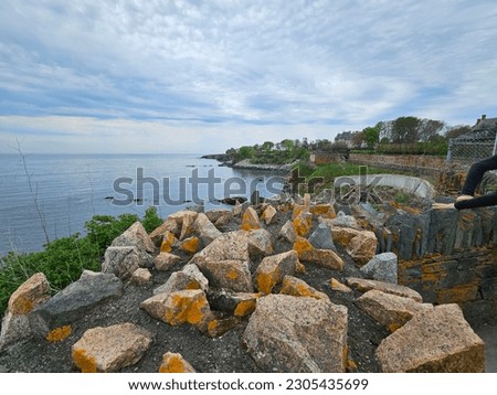 
The Cliffwalk in Newport, Rhode Island offers a breathtaking coastal trail with stunning ocean views and historic mansions. Royalty-Free Stock Photo #2305435699