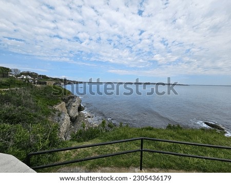 
The Cliffwalk in Newport, Rhode Island offers a breathtaking coastal trail with stunning ocean views and historic mansions. Royalty-Free Stock Photo #2305436179