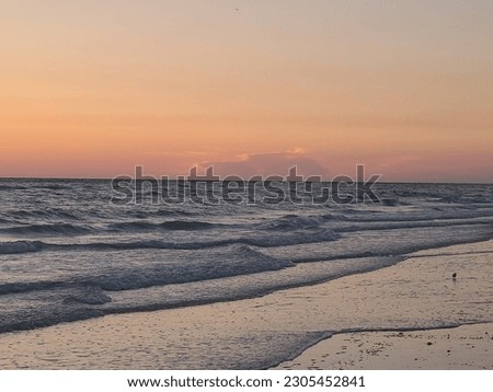 Setting Sun on the Gulf Coast
