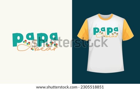 papa bear typography t shirt design , typography t shirt , typography , t shirt design , SVG 