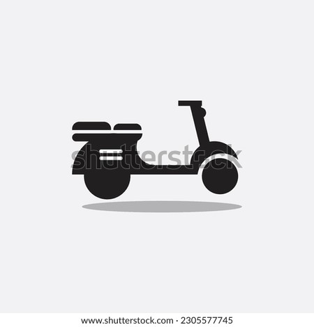 motorcycle icon vector template design
