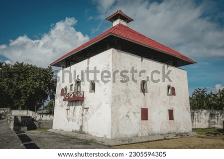 The Fort Amsterdam: Colonial Building in Hila, Central Maluku, Indonesia