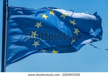 The Flag of Europe or European Flag  consists of twelve golden stars forming a circle on a blue field. It was designed and adopted in 1955 by the Council of Europe