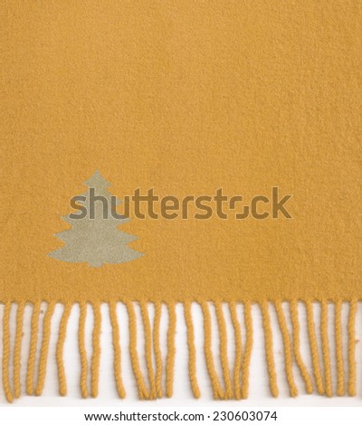 Cashmere scarf Textile / Close-up of seamless fabric texture 