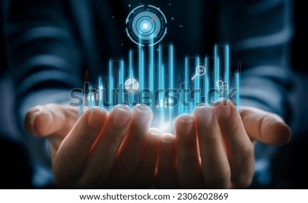People holding finance growth, analyzing, graph money, global economic, trader investor, business financial growth, stock market, Investments funds, price, graph, technology and digital assets concept