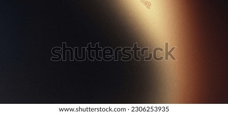 Golden color on very dark brown background, grainy textured wallpaper, blurry art
