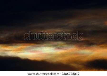 Soft focus colorful sky and cloudy in twilight time. Mysterious sky. Dramatic of sky and abstract Background. (Defocused picture)