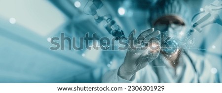 
Healthcare technology, Medical revolution and the advance of technology Artificial Intelligence, AI Deep Learning for Medical Research, Transformation of innovation and technology for future Health. Royalty-Free Stock Photo #2306301929