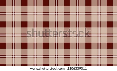 Beige and red plaid fabric texture