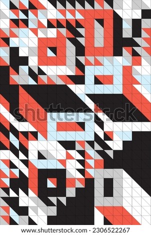 Geometrics triangle patterns abstract background