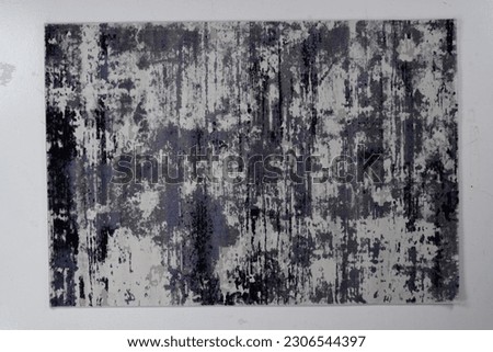 photo of patterned carpet on a white background