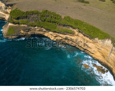 Aerial shot of one of the Beaches in Lombok