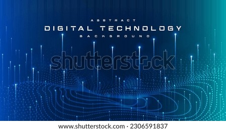 Digital technology speed connect blue green background, cyber nano information, abstract communication, innovation future tech data, internet network connection, Ai big data, line dot illustration 3d Royalty-Free Stock Photo #2306591837