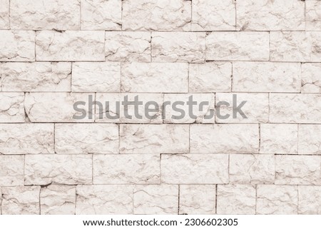 Textured white old red brick wall