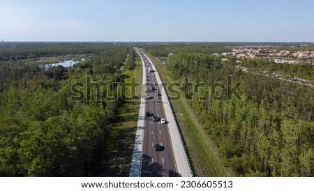 Interstate 75 In Fort Myers, Florida Royalty-Free Stock Photo #2306605513