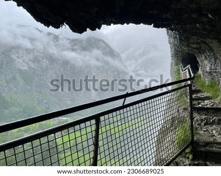Waterfalls of the Lauterbrunnen valley, Switzerland