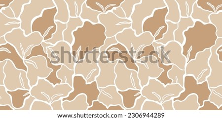 Seamless abstract tropical pattern. Vector Illustration. Royalty-Free Stock Photo #2306944289