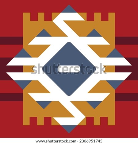Old Serbia Rug design from Pirot  Royalty-Free Stock Photo #2306951745