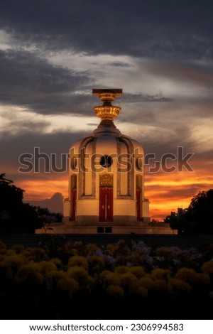 Democracy Monument In Bangkok , Thailand Royalty-Free Stock Photo #2306994583