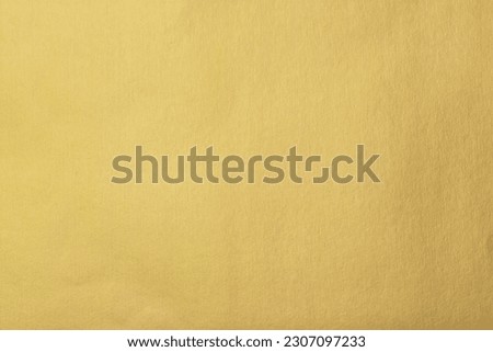 Gradation matt gold foil leaf shiny matt with sparkle yellow metallic texture background.
Abstract paper glitter golden glossy for template.
top view. Royalty-Free Stock Photo #2307097233