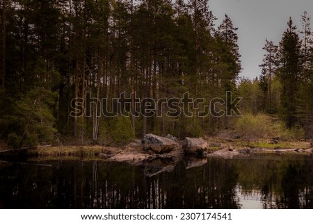 Morning pictures of Swedish nature in around Ludvika city Dalarna
