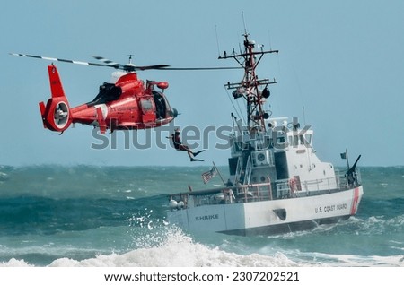 Coast Guard Training Operation Action Royalty-Free Stock Photo #2307202521