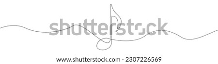 Note line continuous drawing vector. One line Note vector background. Note icon. Continuous outline of a Note. Black linear outline Note`s design.