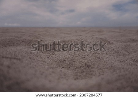 sands at side beach sea